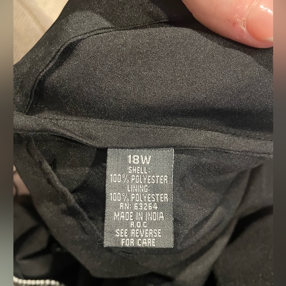 dressbarn Black and White Beaded Dress - Picture 2 of 4